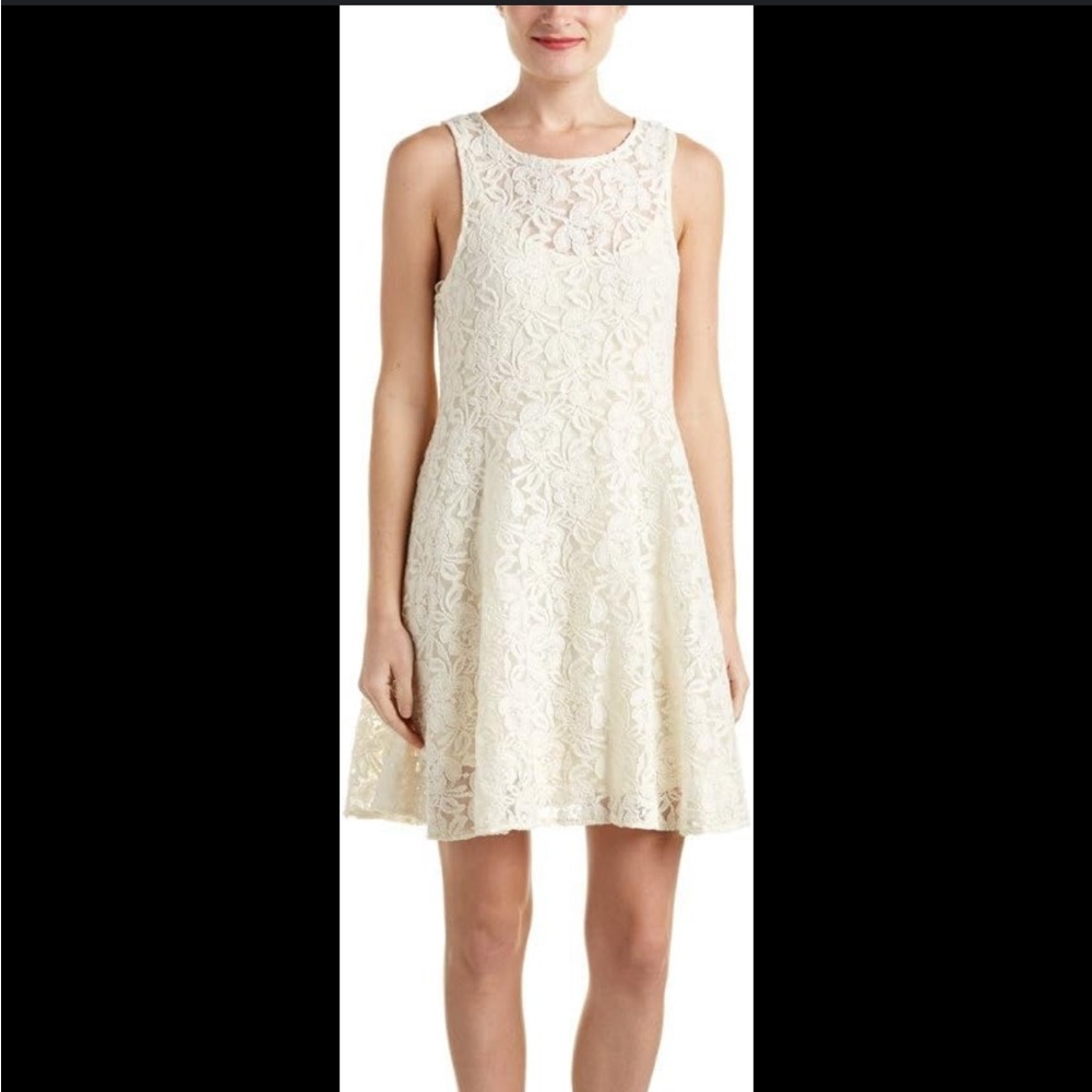 Free People Cream Dress